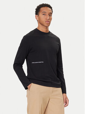 United Colors Of Benetton United Colors Of Benetton Longsleeve 30964M021 Schwarz Regular Fit