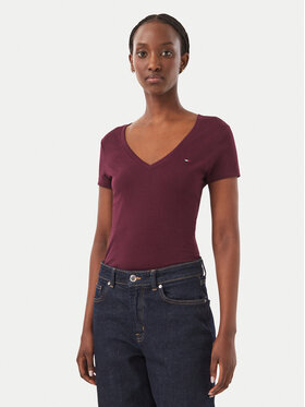 Tommy Jeans Tommy Jeans T-krekls DW0DW20458 Violets Slim Fit