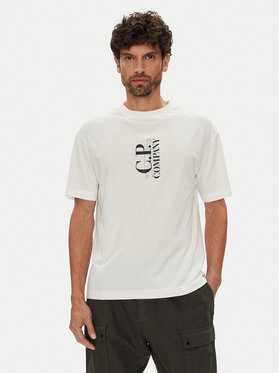 C.P. Company C.P. Company Тишърт 19CMTS092A005100W Екрю Regular Fit
