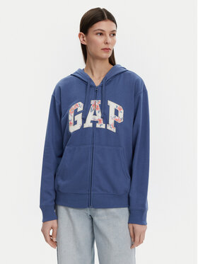 Gap Gap Bluză 727433-06 Albastru Relaxed Fit