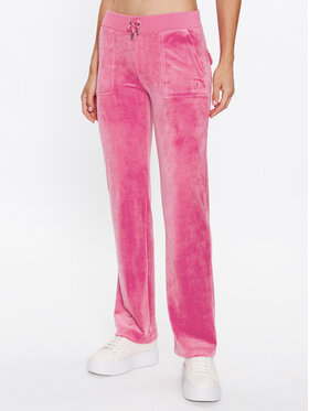 Juicy Couture Juicy Couture Долнище анцуг Del Ry JCAP180 Розов Regular Fit