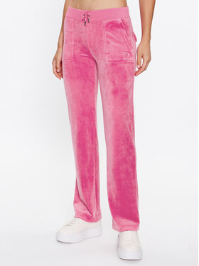 Juicy Couture Juicy Couture Spodnie dresowe Del Ry JCAP180 Różowy Regular Fit