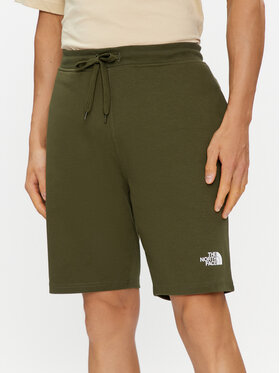The North Face The North Face Pantaloni scurți sport Graphic NF0A3S4F Verde Regular Fit
