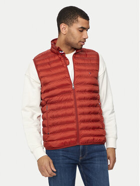 Tommy Hilfiger Tommy Hilfiger Vestă Core Circular MW0MW18762 Roșu Regular Fit