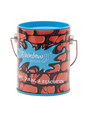 Rainbow Socks Rainbow Socks Set od 2 para unisex visokih čarapa Paint Can Šarena