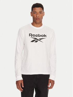 Reebok Reebok Marškinėliai ilgomis rankovėmis RK25138CCM Balta Regular Fit