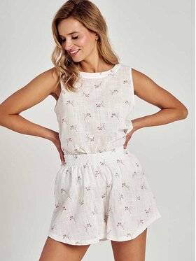 Taro Taro Piżama TA3137-01 Biały Basic Fit