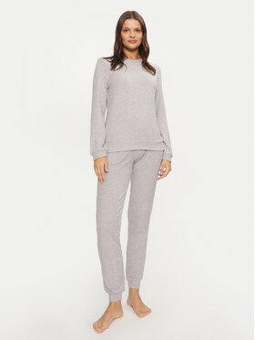 Selmark Selmark Pyjama P8673 Grau Regular Fit