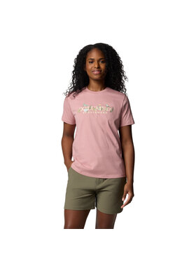Columbia Columbia T-Shirt Columbia Boundless Beauty Logo SS Tee Różowy Regular Fit
