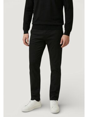 Antony Morato Antony Morato Pantaloni chino MARK SLIM FIT WITH LOGOED RUBBER FLAG Nero Slim Fit