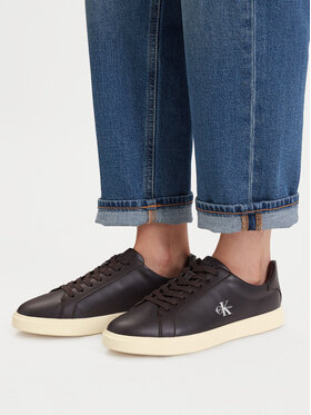 Calvin Klein Calvin Klein Sneakersy Low Prof Cupsole Lth HW0HW03295 Čierna