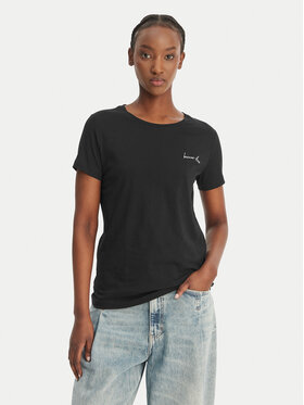 BOSS BOSS Póló C_Elove_4 50559077 Fekete Slim Fit
