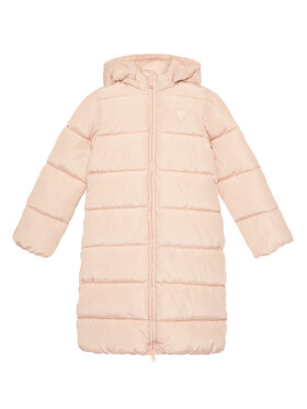Guess Guess Žieminis paltas J5BL15 WB240 Rožinė Regular Fit