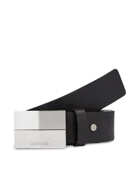 Calvin Klein Calvin Klein Vīriešu josta Adj 2 Finish Plaque Pb K50K510935 Melns