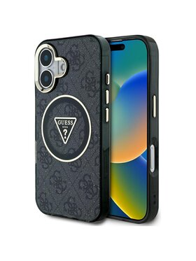Guess Guess Etui na telefon Apple iPhone 16 Czarny
