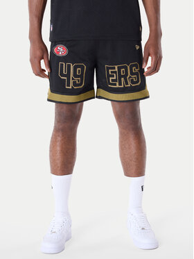 New Era New Era Sporta šorti NFL Saf49E Graphic 60596398 Melns Regular Fit
