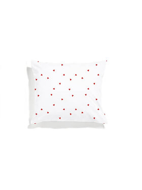 White pocket White pocket Poszewka na poduszkę satynowa Biały
