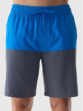 4F 4F Szorty plażowe 4FWSS24UBDSM087-36S Niebieski Regular Fit