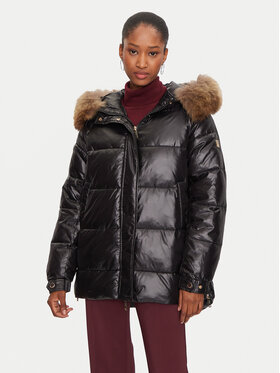 Fracomina Fracomina Zimska jakna FJ24WC3002O45601 Črna Regular Fit