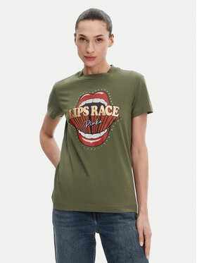 PINKO PINKO T-shirt Trapani 105050 A2D8 Cachi Regular Fit