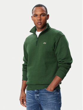 Lacoste Lacoste Суитшърт SH8866 Тъмнозелен Regular Fit