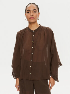 ViCOLO ViCOLO Camicia TB2079 Marrone Regular Fit