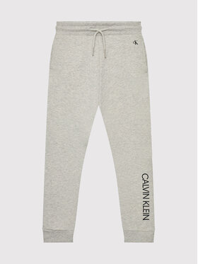 Calvin Klein Jeans Calvin Klein Jeans Spodnie dresowe Institutional IB0IB00954 Szary Regular Fit