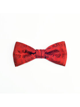ELSNER ELSNER Papillon BUTTERFLY Z JEDWABNEGO ŻAKARDU A5093 Rosso