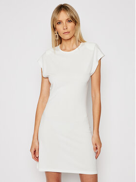 Silvian Heach Silvian Heach Každodenné šaty Gengrass PGP21261VE Biela Slim Fit