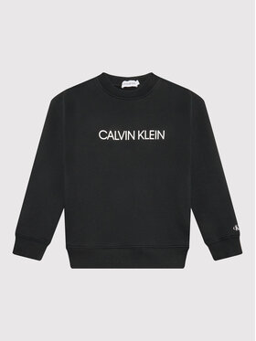 Calvin Klein Jeans Calvin Klein Jeans Majica dugih rukava Unisex Institutional Logo IU0IU00162 Crna Regular Fit