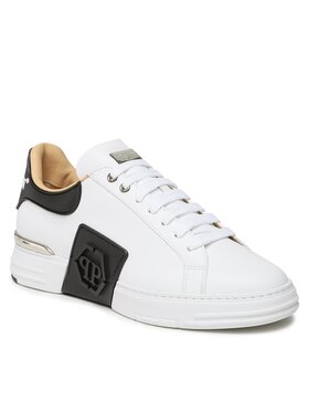 PHILIPP PLEIN PHILIPP PLEIN Sneakersy Hexagon FABS USC0263 PLE010N Biały