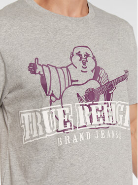 True Religion T-shirt Buddha Stencil 106294 Siva Regular Fit