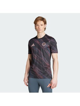 adidas adidas Koszulka techniczna FC Bayern 25/26 Pre-Match Jersey Czarny Slim Fit