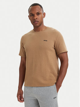 BOSS BOSS Póló Waffle 50535891 Bézs Regular Fit