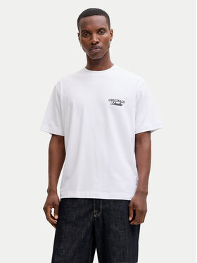 Jack & Jones Jack & Jones T-Shirt Norrebro Typo 12282898 Bílá Regular Fit