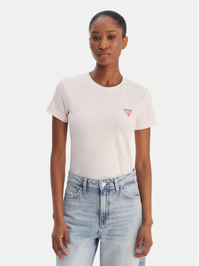 Guess Guess T-krekls W2YI44 J1314 Rozā Regular Fit