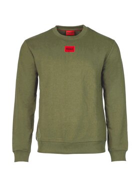 HUGO Hugo Sweter 26056 Zielony Comfort Fit