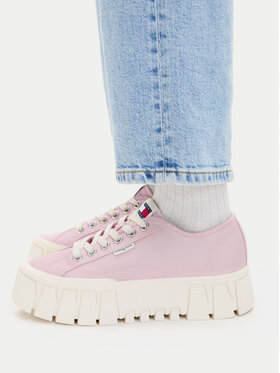 Tommy Jeans Tommy Jeans Сникърси Tj Platform Sneaker EN0EN03098 Светлорозов