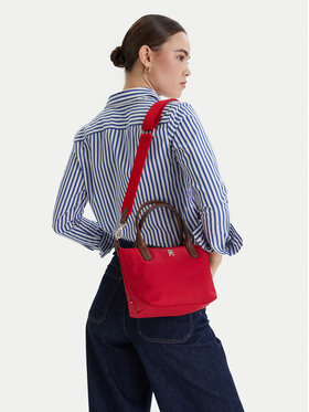 Tommy Hilfiger Tommy Hilfiger Geantă Popette Mini Tote AW0AW17709 Roșu