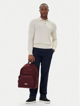 Calvin Klein Calvin Klein Mugursoma Sleek Round LV04D3143G Bordo