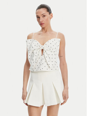 BARDOT BARDOT Top Vieda 59755TB Bianco Regular Fit