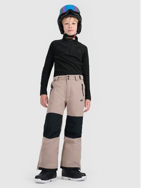 4F 4F Pantaloni da snowboard 4FJRAW25TFTRM1247-82S Marrone Regular Fit