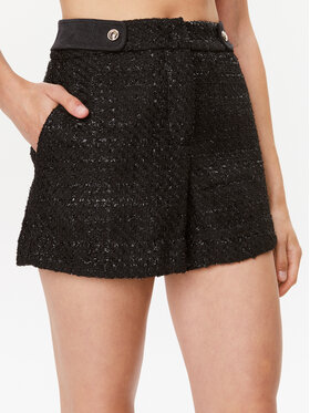 Guess Guess Шорти от плат W3BD93 WFQH0 Черен Regular Fit