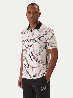 EA7 Emporio Armani EA7 Emporio Armani Tricou polo 7M001532 AF22175 Alb Regular Fit