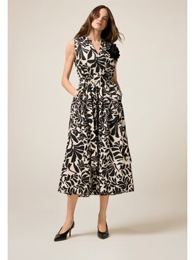 Oltre Oltre Sukienka wieczorowa 7108R304867N0Z3 Czarny A-Line Fit