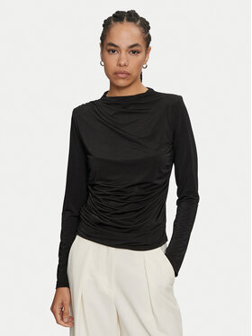 ACCESS FASHION ACCESS FASHION Blúzka 44-2035-310 Čierna Slim Fit