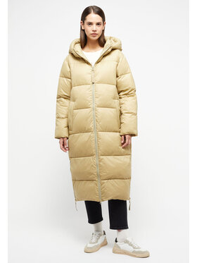 Mustang Mustang Kurtka damska HEIDI PUFFER COAT Beżowy Regular Fit