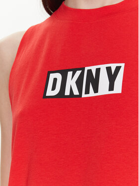 DKNY Sport Top DP2T5892 Rdeča Classic Fit