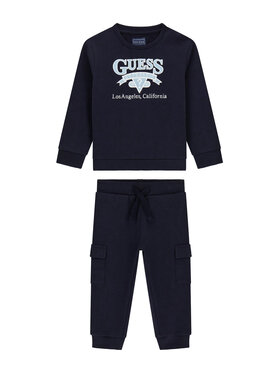 Guess Guess Dres N6YG04 K4080 Granatowy Regular Fit