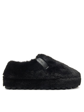 Calvin Klein Jeans Calvin Klein Jeans Пантофи Home Anke Slipper Wn Fur YW0YW01596 Черен